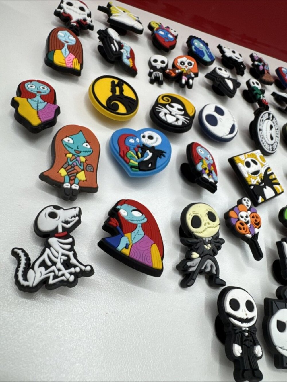 38pcs Halloween Horror Shoe Charms Skull Horror Shoe Charms Pins Sally - Picture 9 of 13